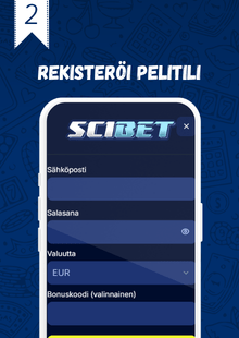 Relisteröi pelitili.
