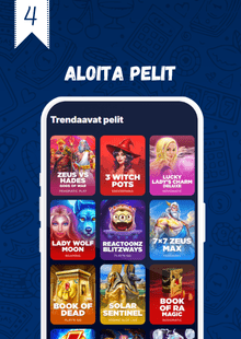 Olet valmis aloittamaan pelit.