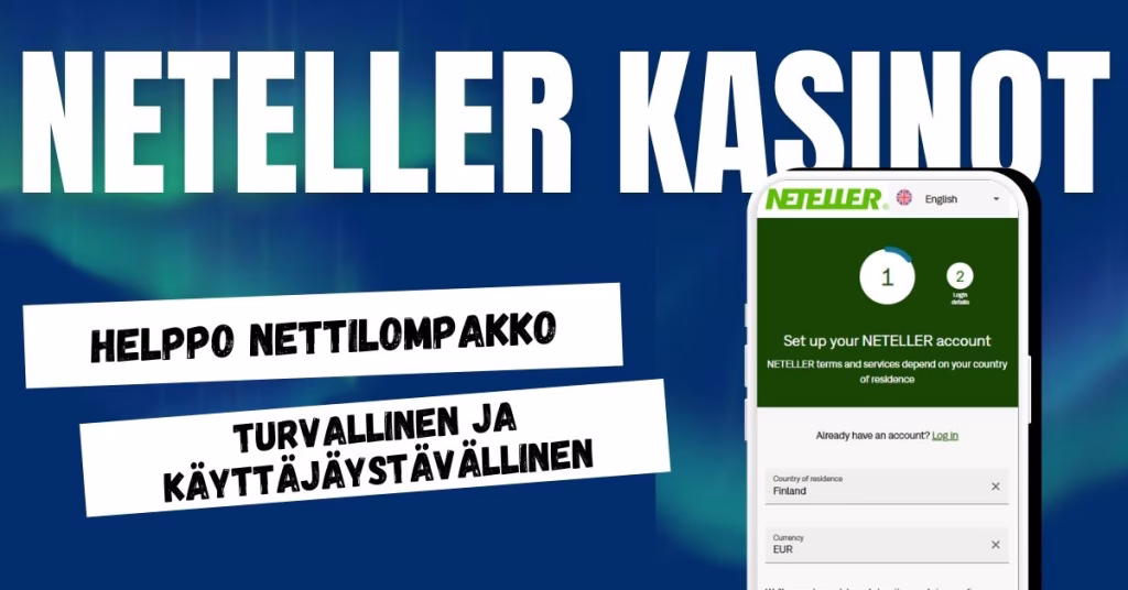 Neteller kasinot ja Neteller nettilompakko