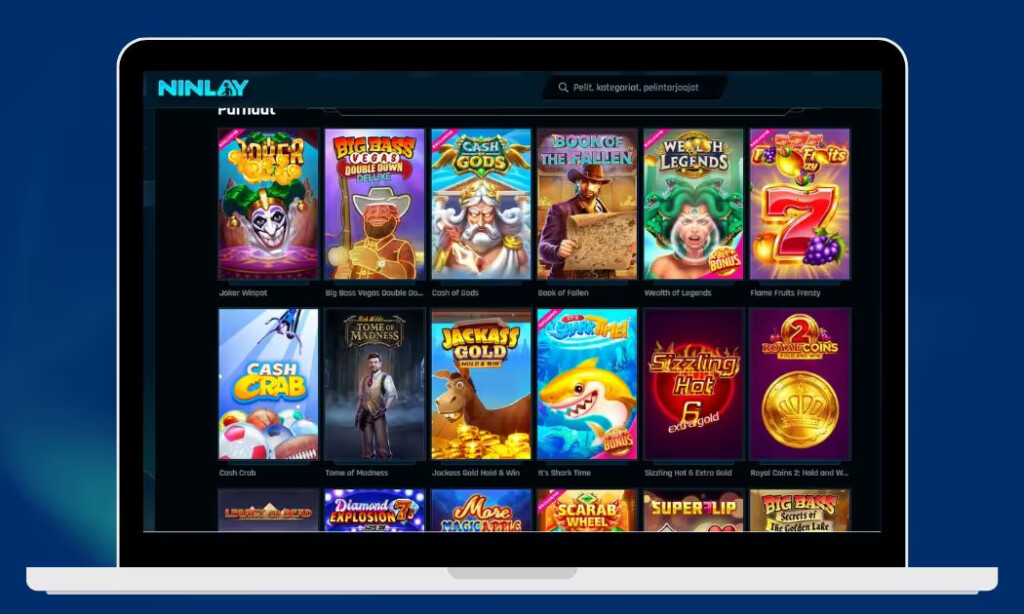 Ninlay Casinon kolikkopelivalikoimaa
