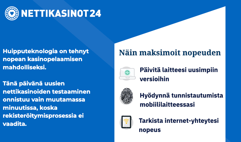 nopeuden maksimointi - Näin hyödynnät teknologiaa pelataksesi nopeammin