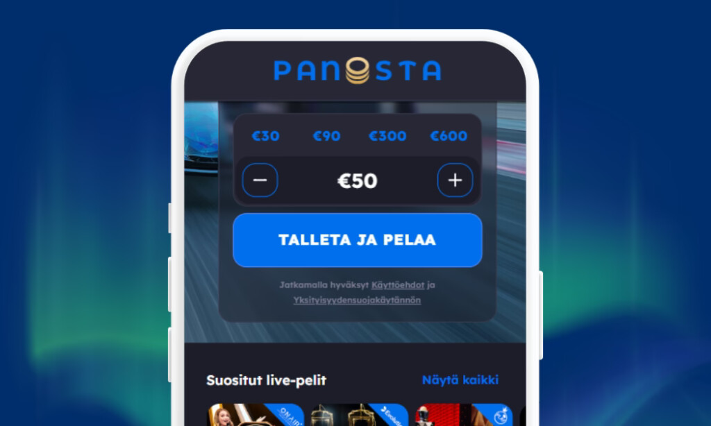 Panosta Casinolle talletukset verkkopankkitunnuksin Britella.