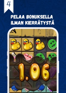 Pelaa bonuksella ilman kierrätystä.