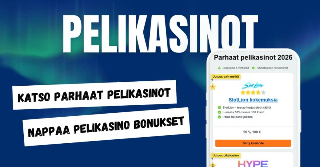 Pelikasinot.