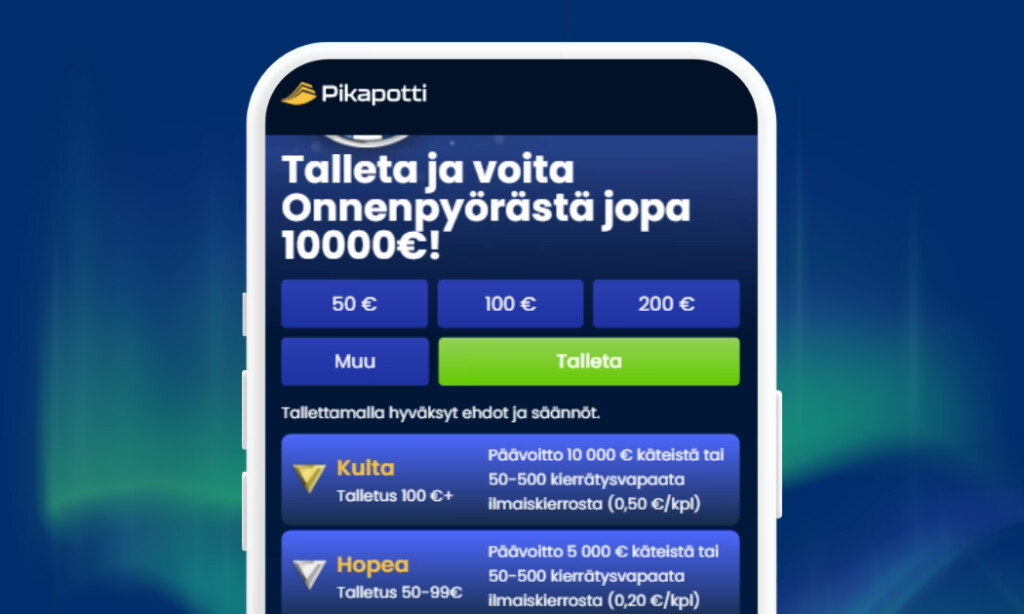 Pikapotille teet nopeat talletukset ilman rekisteröitymistä Zimplerillä.