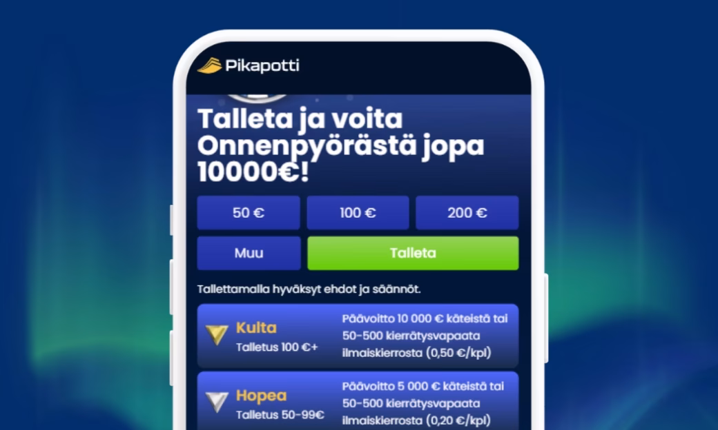 Pikapotille teet nopeat talletukset ilman rekisteröitymistä Zimplerillä.