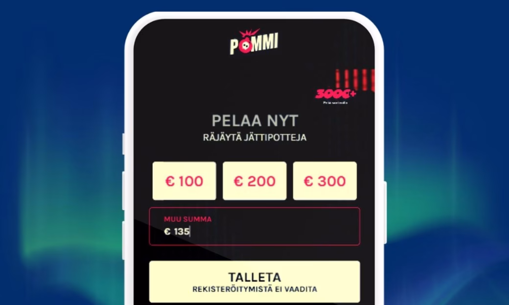 Pommi kasinolle talletat nopeasti Britellä.