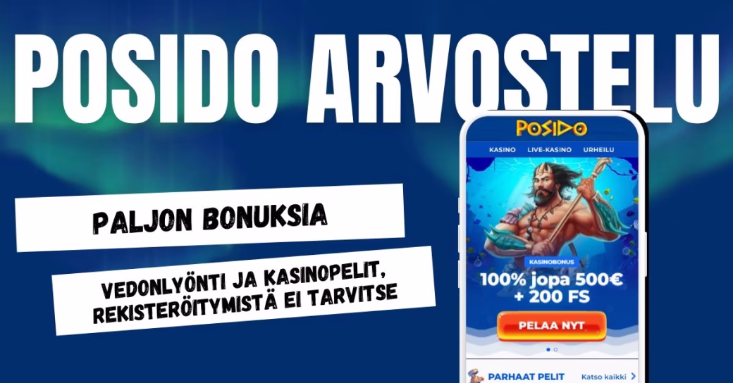Posido Casino arvostelu ja kokemuksia