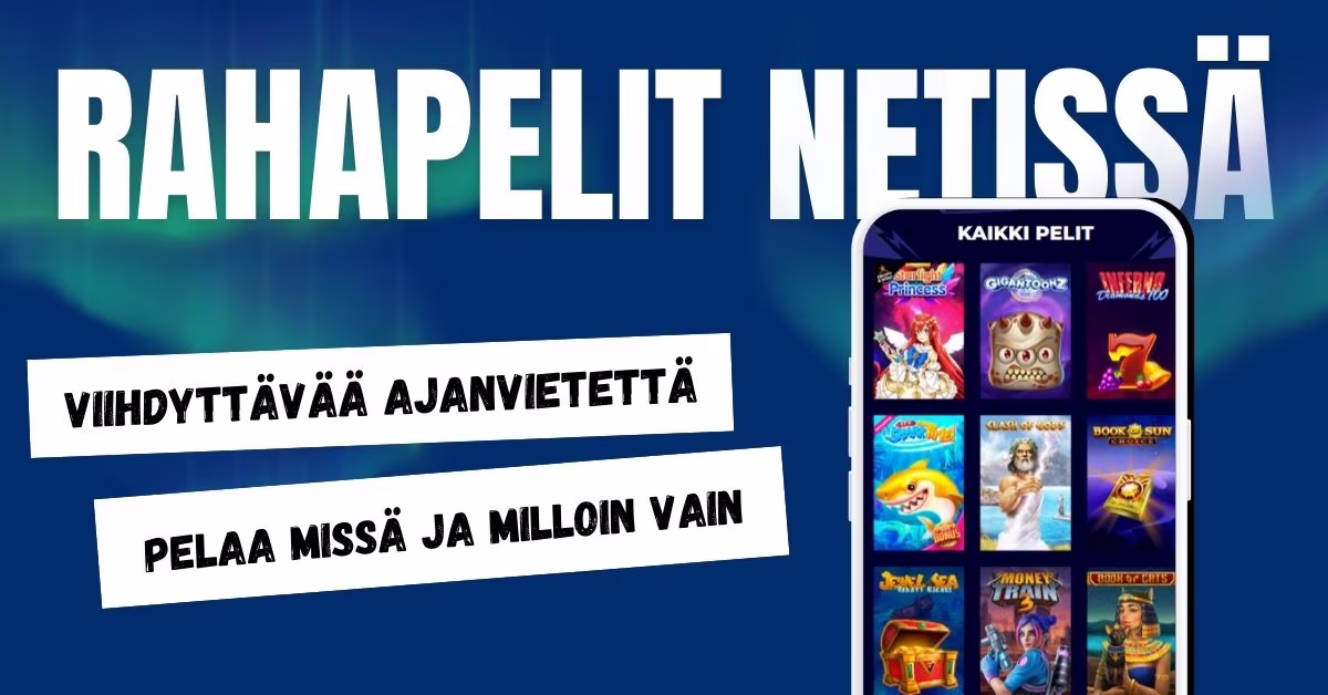 Rahapelit netissä tarjoavat jännittävää viihdettä