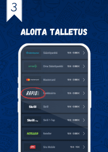 Siirry tallettamaan Rapid Transferilla.