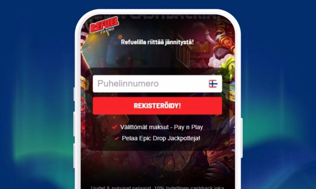 Refuel Casino nopeat Brite talletukset