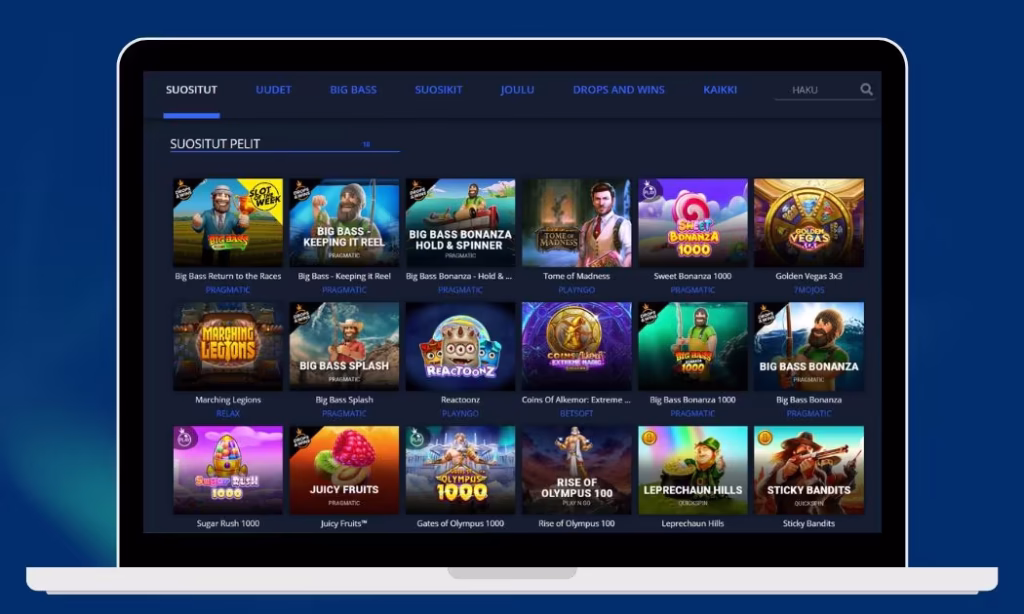 Rembrandt Casino kolikkopelivalikoimaa
