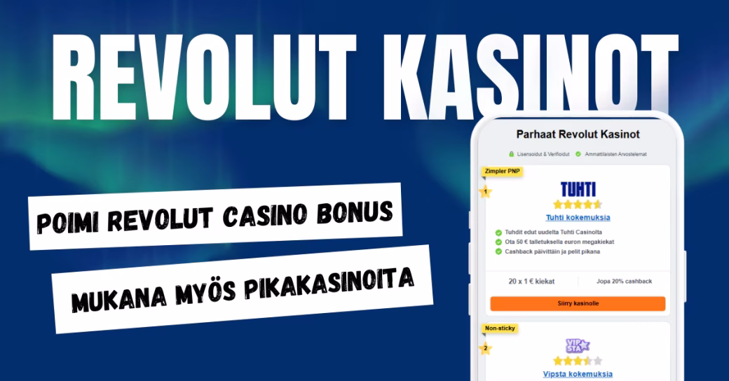 Revolut kasinot.