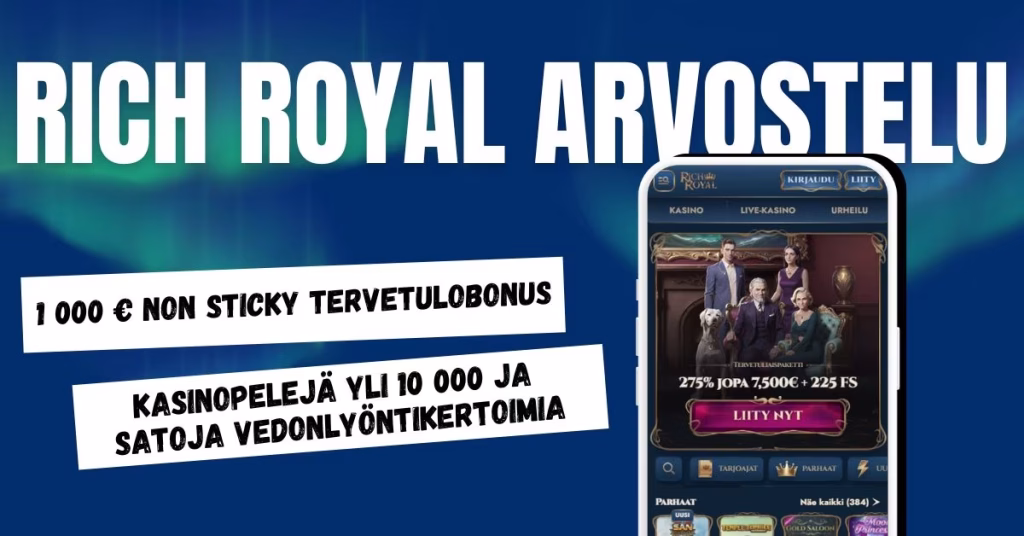 Rich Royal Casino ominaisuudet