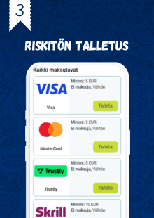 Tee riskitön talletus.