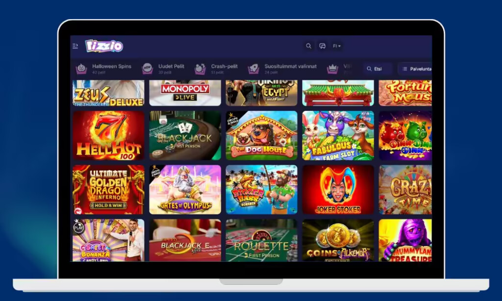 Rizzio Casinolla on valtava valikoima kolikkopelejä.