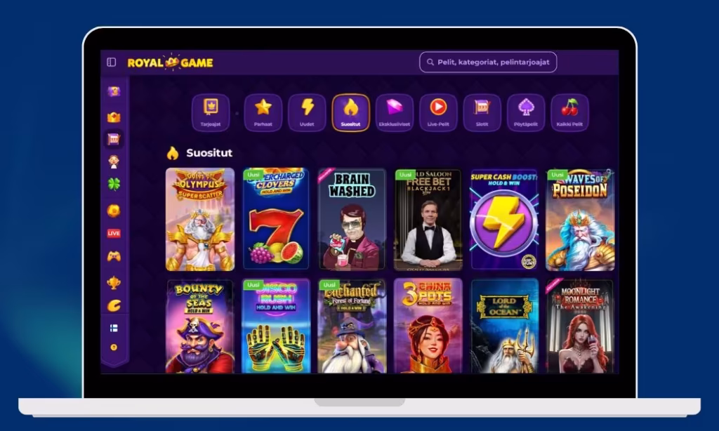 Parhaat uudet pelit Royal Games Casinolta