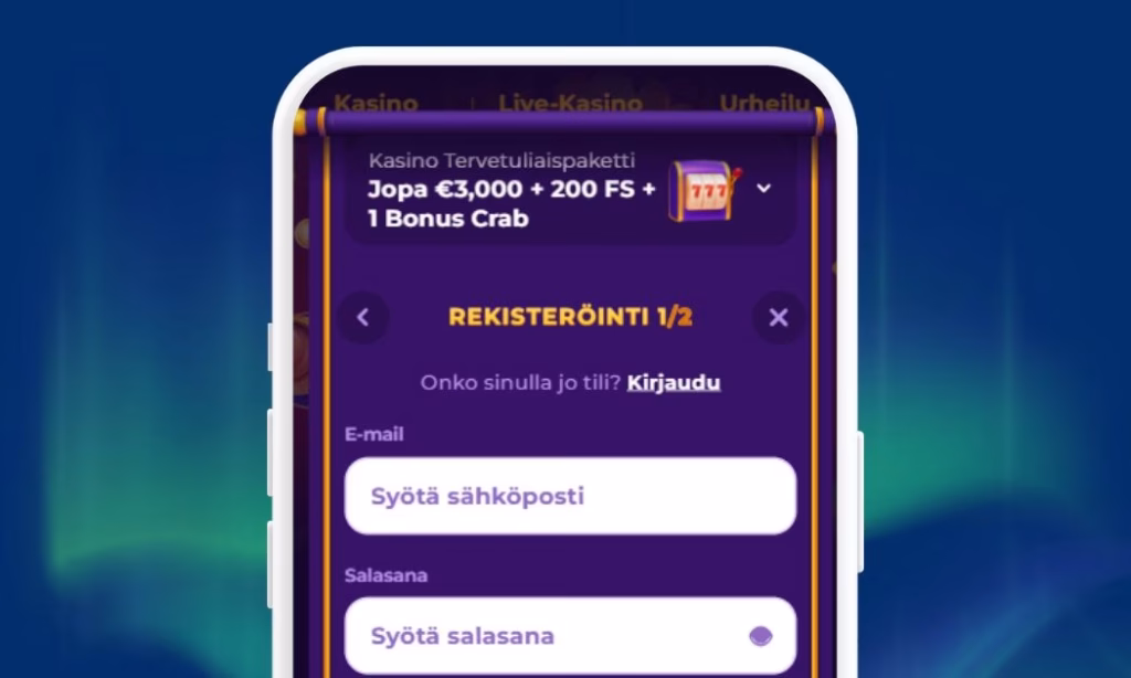 Royal Games Casinolle rekisteröidään pelitili