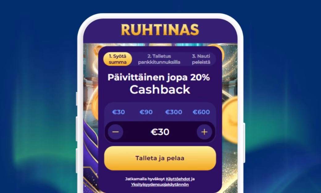 Tee Ruhtinas Kasinolle nopeat Brite talletukset.