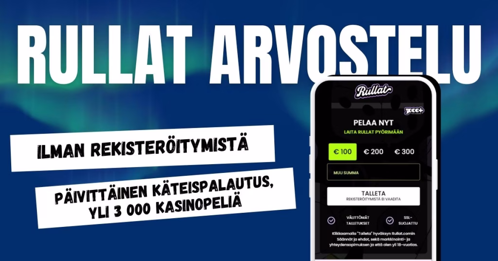 Rullat Casino arvostelun pääkohdat