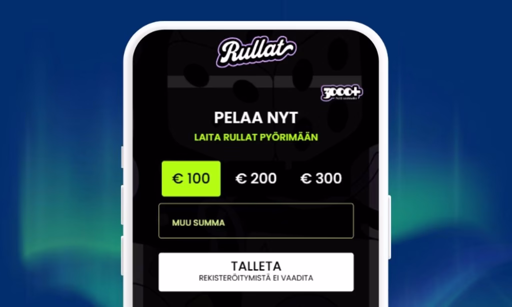 Rullat Casino talletukset verkkopankkitunnuksin