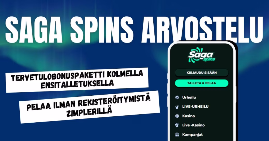 Saga Spins Casino ominaisuudet
