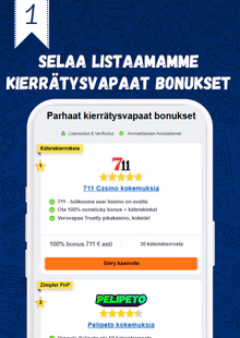 Selaa listaamamme kierrätysvapaat bonukset