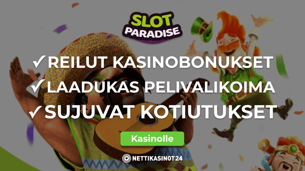 slotparadise kasino kokemuksia