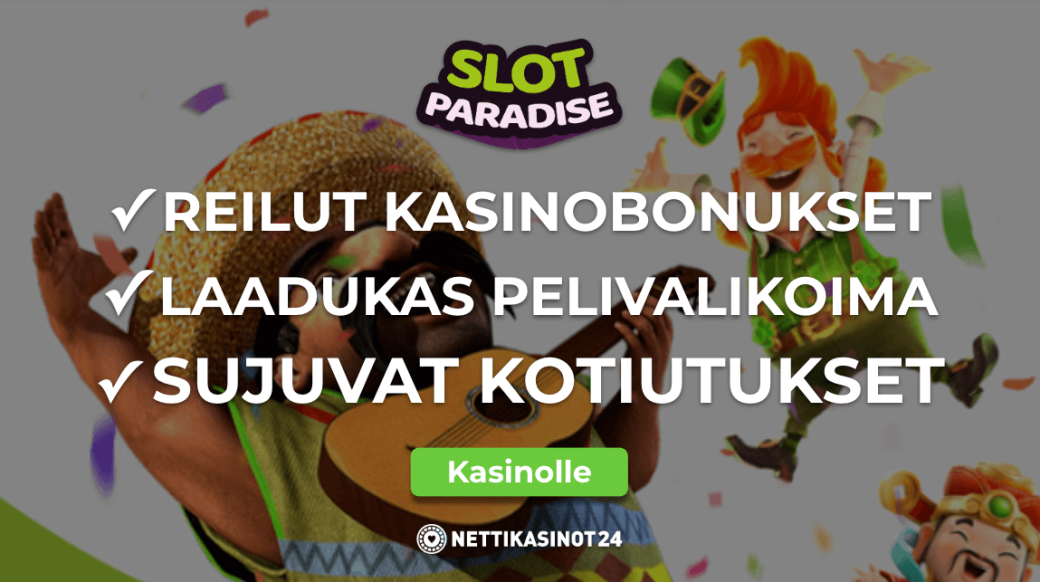 slotparadise kasino kokemuksia