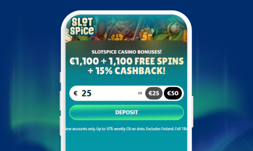 SlotSpice Kasinolle talletukset verkkopankkitunnuksin.