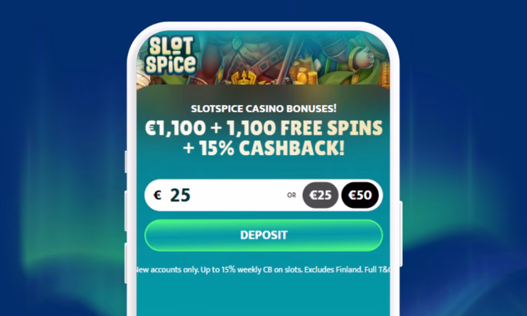 SlotSpice Kasinolle talletukset verkkopankkitunnuksin.