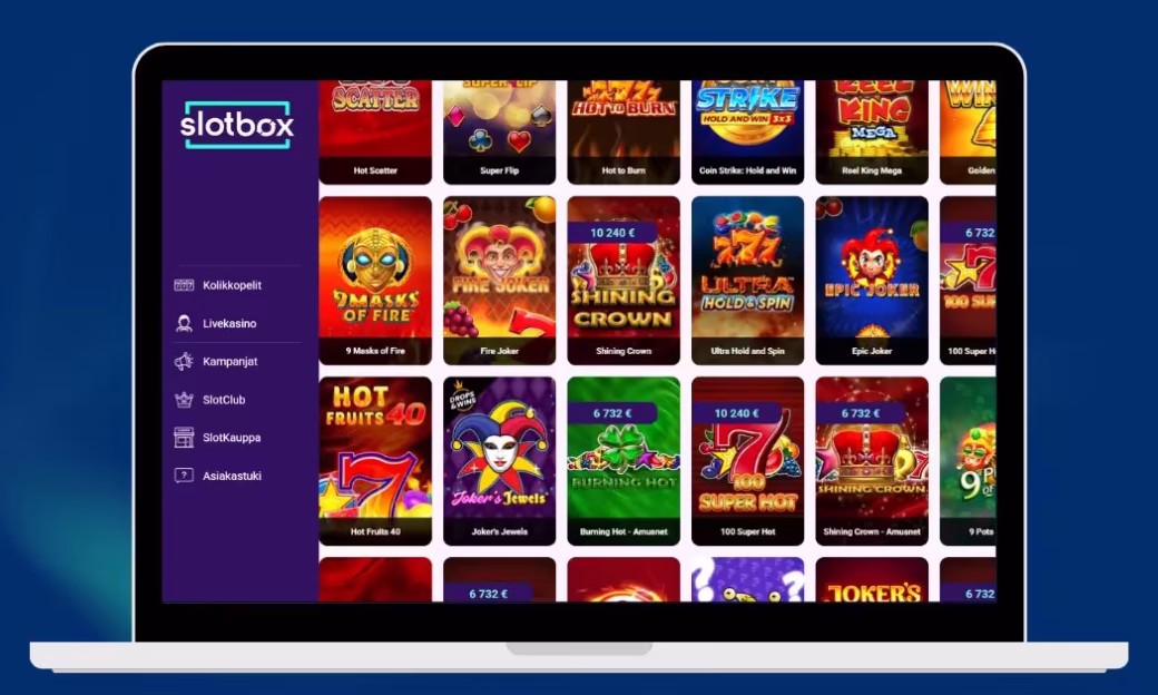 Slotboxilta löydät kaikki klassiset kolikkopelit