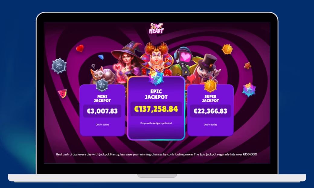 SlotHeart Casinolta Epic jackpotit
