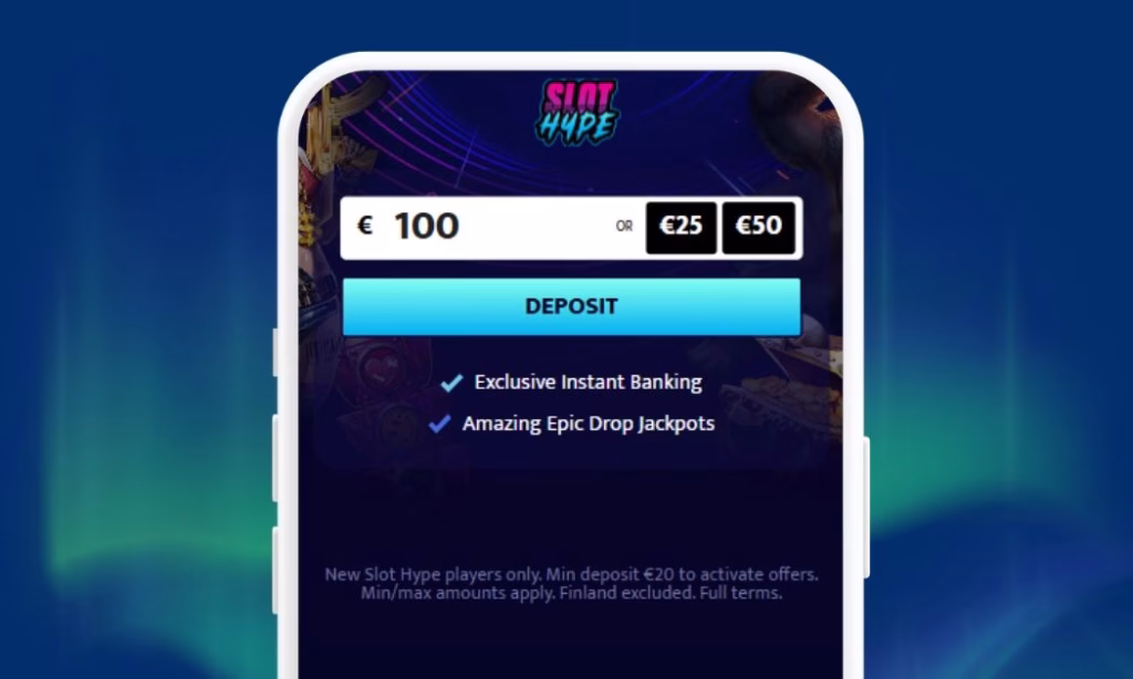 Slot Hype Casino nopeat Brite talletukset
