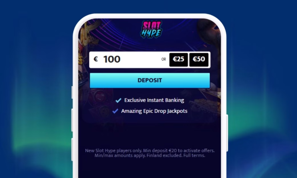 Slot Hype Casino nopeat Zimpler talletukset.