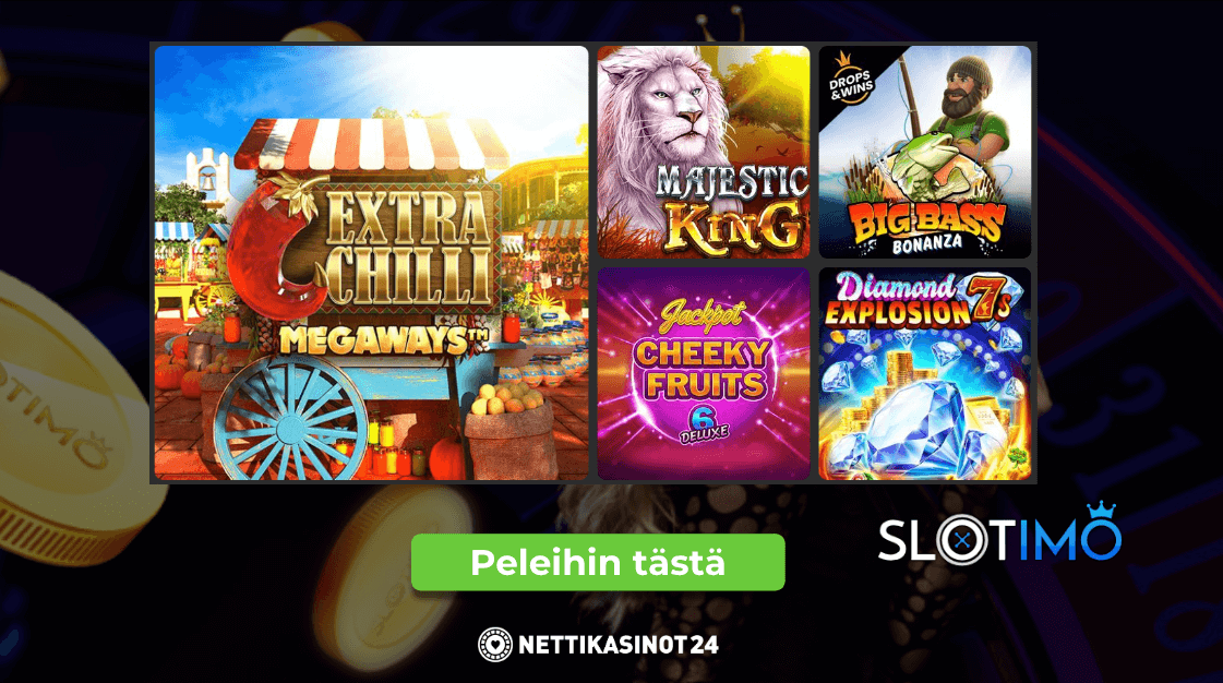 slotimo kasinon pelivalikoima