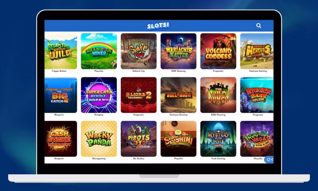Slotsi Casino laadukas valikoima kolikkopelejä