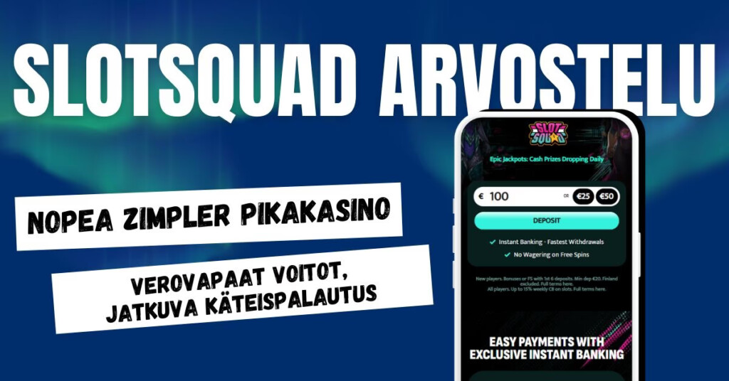 Slot Squad Casino arvostelun pääkohdat