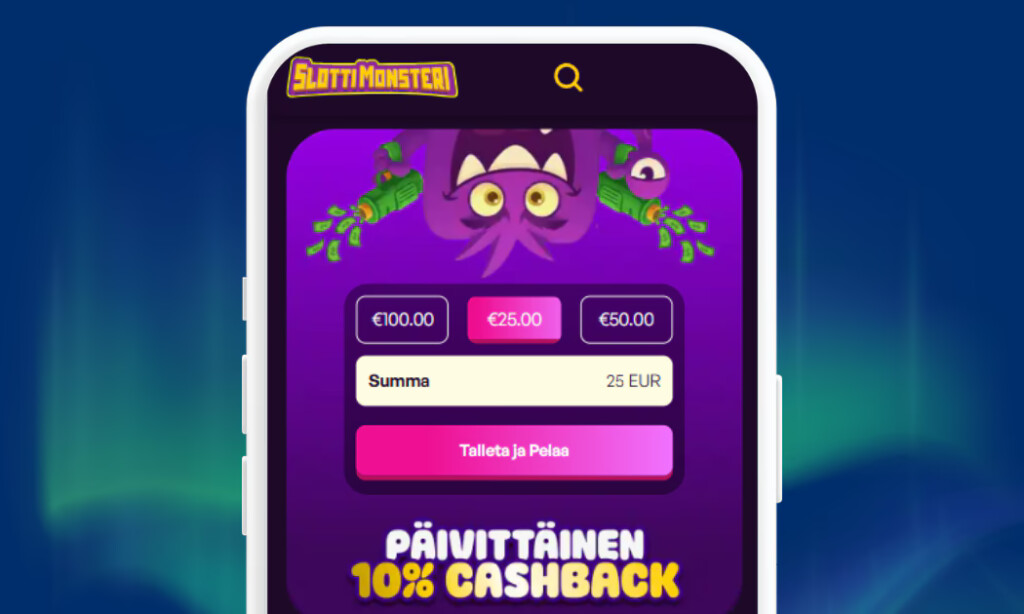 Slottimonsterille talletat kotimaisen Trumo maksupalvelun kautta.