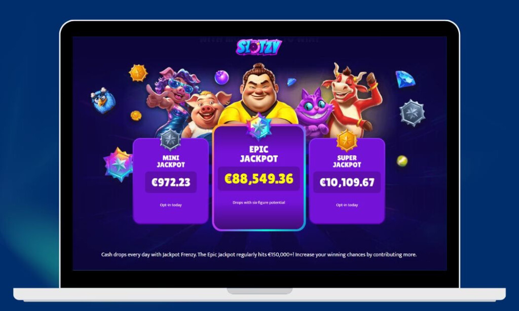 Epic Drop progressiiviset jackpot-pelit Slotzy Kasinolta.