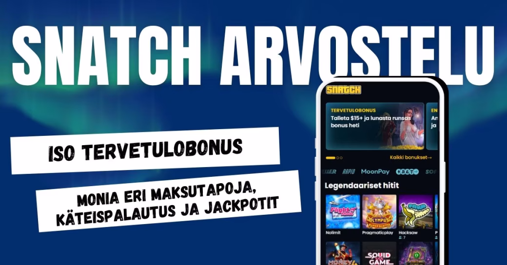 Snatch Casino arvostelun pääkohdat