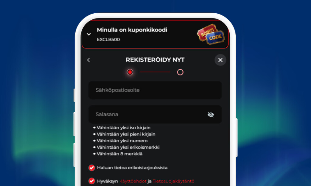 SpiderBets Casinolle rekisteröidään ensimmäisenä pelitili