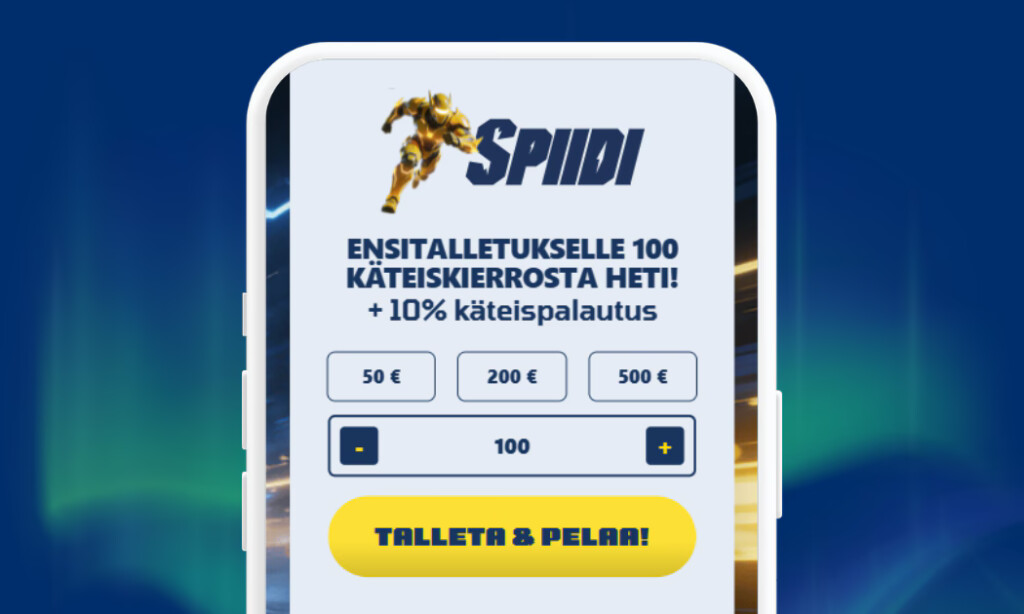 Spiidi Casinolle talletukset Briten välityksellä.