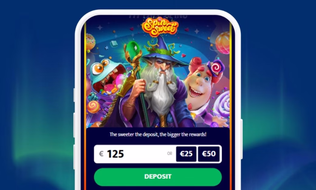 Spin Sweet talletukset nopeasti Briten välityksellä
