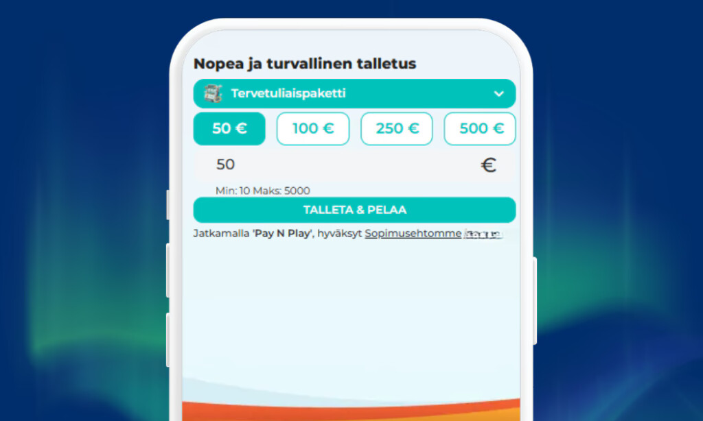Pikatalletukset Trumolla Spininio Casinolle.