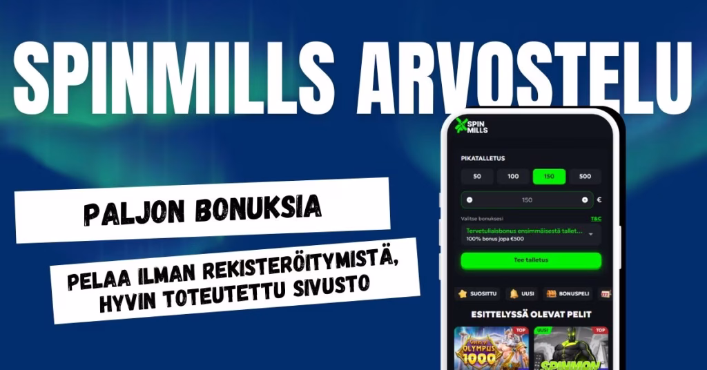 SpinMills Casino kohokohdat