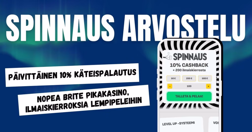 Spinnaus Casino -pikakasinon arvostelu