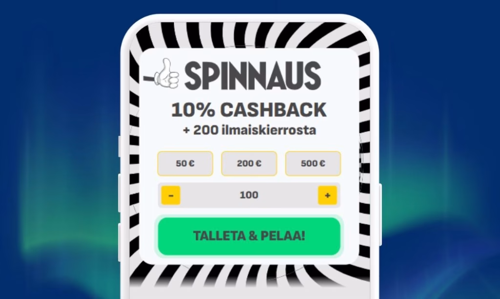 Nopeat Brite talletukset Spinnaus Casinolla