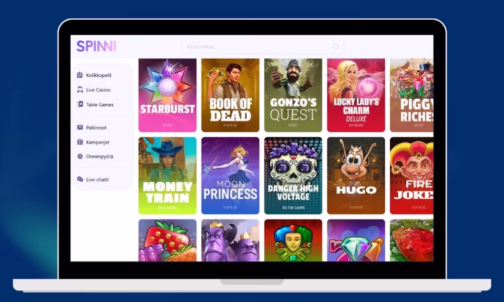 Spinni Casino kolikkopelit