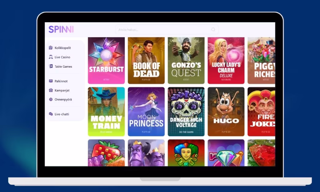 Spinni Casino kolikkopelit